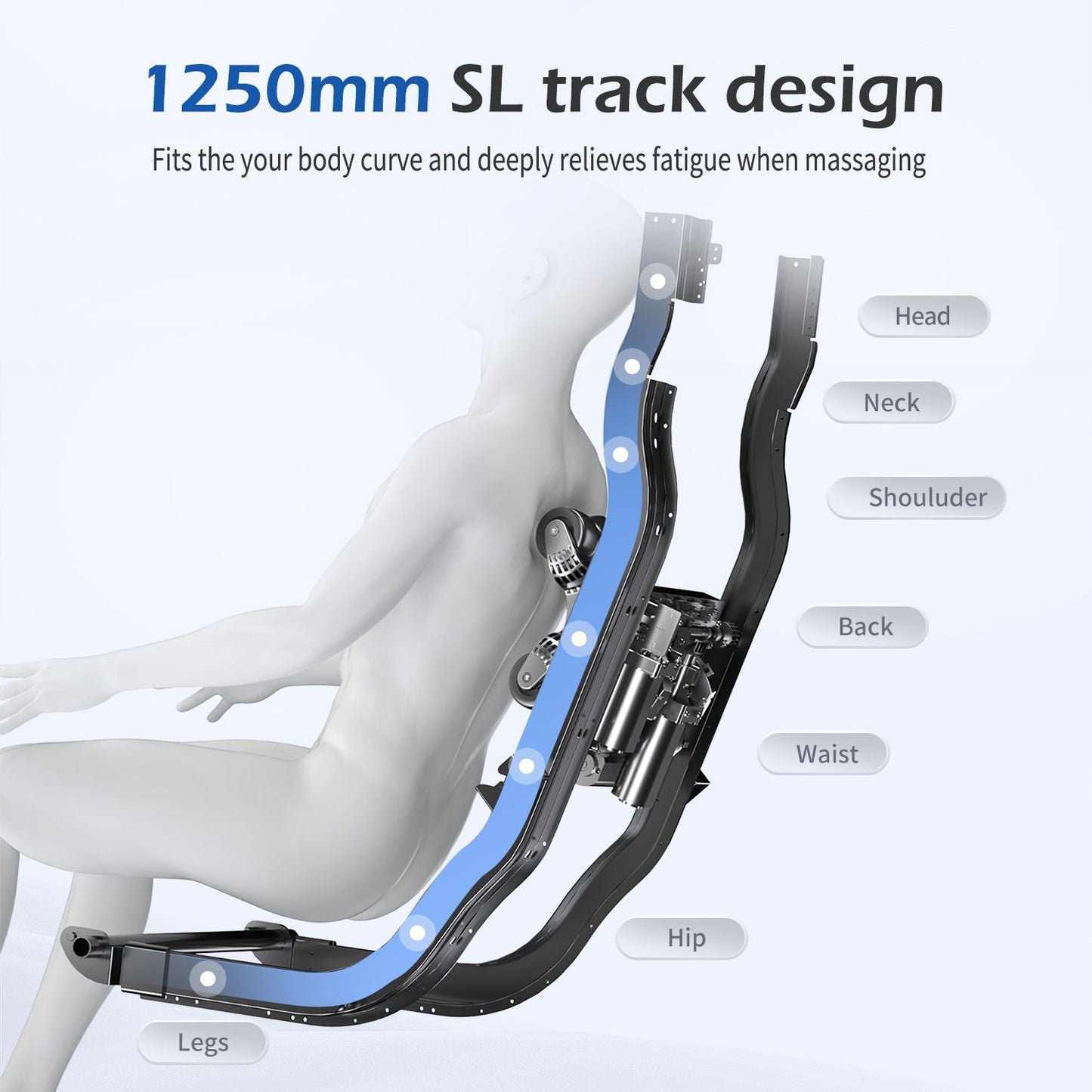 BOSSCARE 2023 GR8686 Massage Chair with AI Voice Control