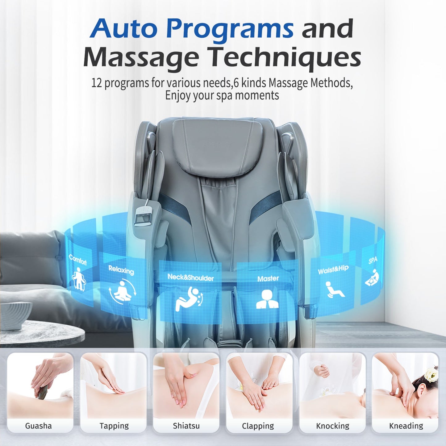 BOSSCARE 2023 GR8686 Massage Chair with AI Voice Control