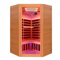 Infrared Sauna Built for Home Recovery, 2180W Heating, 7-Color LED, Red Light Therapy, Dual Bluetooth Speakers