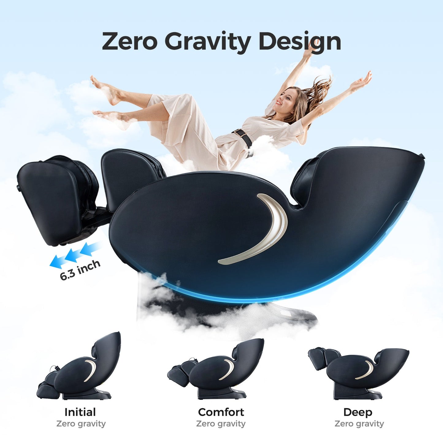 BOSSCARE 3D Zero Gravity Massage Chair