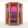 Infrared Sauna Built for Home Recovery, 2180W Heating, 7-Color LED, Red Light Therapy, Dual Bluetooth Speakers