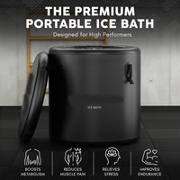 Pro Elite Recovery 90Cm Ice Pod Ice Bath Therapy Inflatable DWF Cold Plunge Tub for 03Hp Water Chiller for Athletes