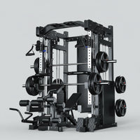 Smith Machine Cable Crossover Built for Full-Body Training, Durable Metal Construction, Multifunction Design