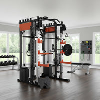 Smith Machine Cable Crossover Built for Full-Body Training, Durable Metal Construction, Multifunction Design